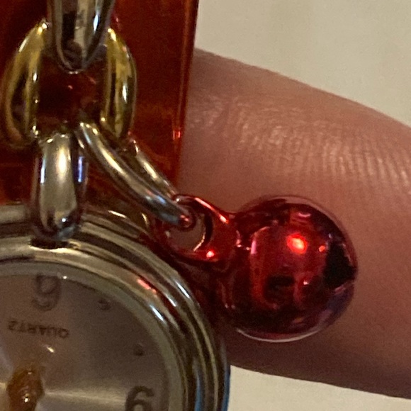 XM1 Christmas watch with 🔔 & red balls New but needs battery 8 inches long open - Picture 6 of 10